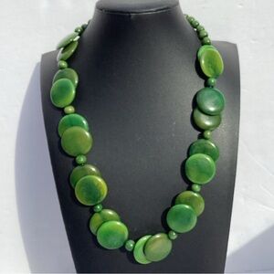 Green vintage necklace